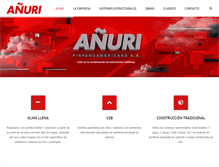 Tablet Screenshot of anuri.com.ar